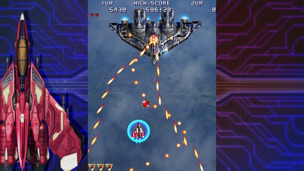 Raiden IV x MIKADO remix gameplay screenshot