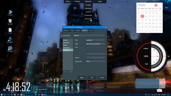 RainWidget gameplay screenshot