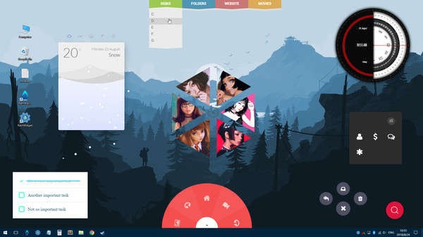 RainWidget gameplay screenshot