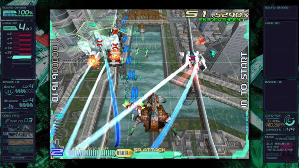 Ray’z Arcade Chronology gameplay screenshot