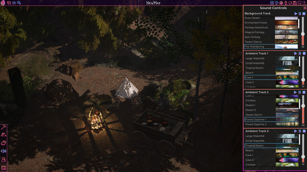 Realm Engine | Virtual Tabletop gameplay screenshot