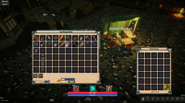 Realm of Simplicity MMORPG gameplay screenshot