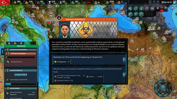 Realpolitiks II gameplay screenshot