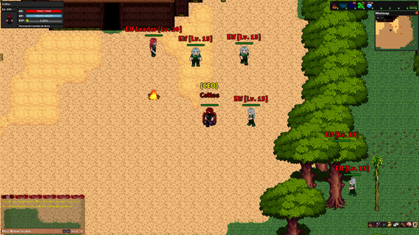 Rebornia - MMORPG 2D gameplay screenshot