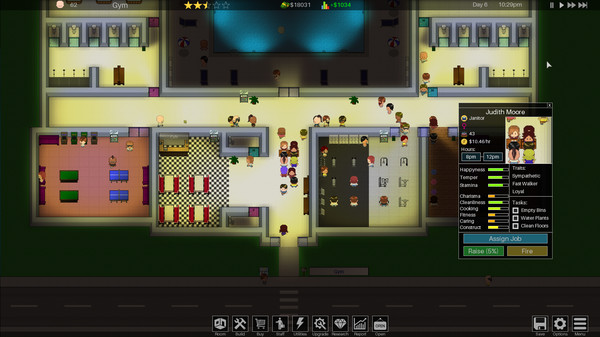 Rec Center Tycoon - Management Simulator gameplay screenshot
