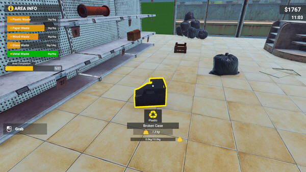 Recycling Center Simulator gameplay screenshot