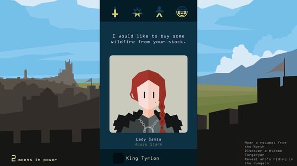 Reigns: Game of Thrones gameplay screenshot