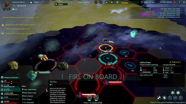 Relic Space gameplay screenshot