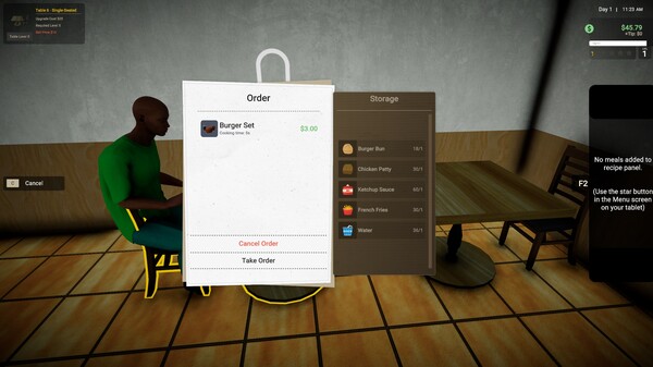 Restaurant Owner: A Restaurant Simulator gameplay screenshot