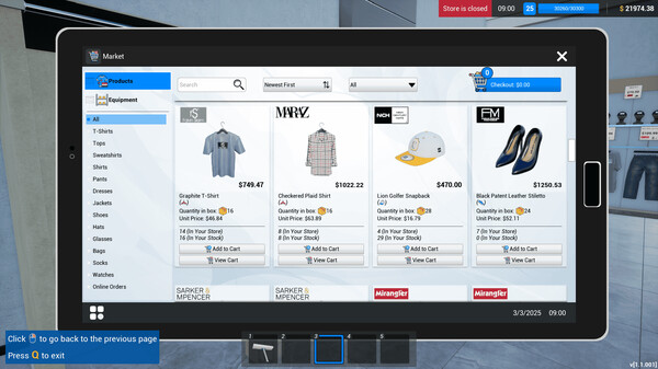 Retail Company Simulator gameplay screenshot