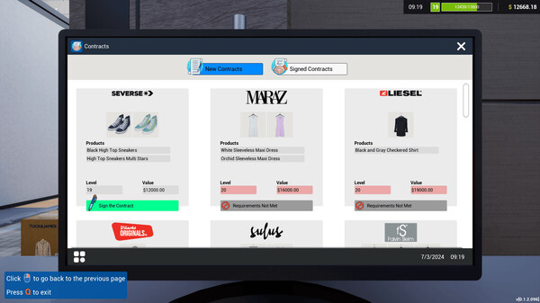 Retail Company Simulator: Prologue gameplay screenshot