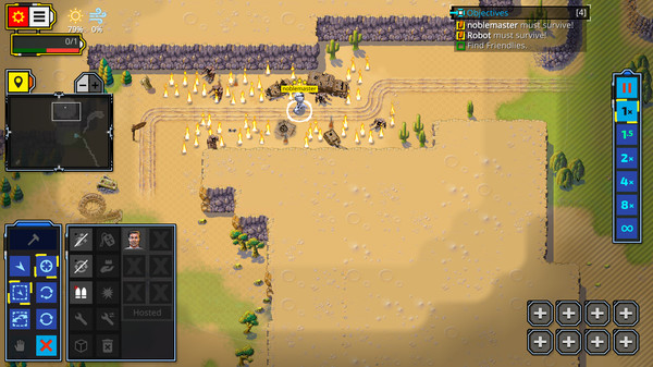 Retro Commander gameplay screenshot