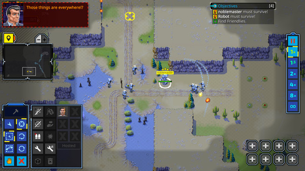 Retro Commander gameplay screenshot