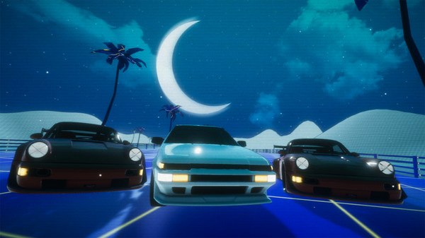 RetroDrift: Retrowave Online Road gameplay screenshot