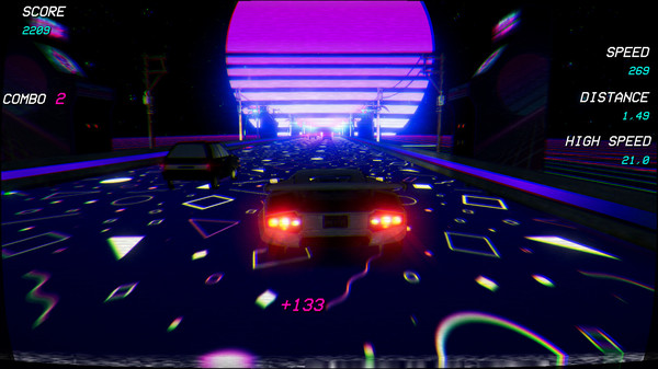 Retrowave gameplay screenshot