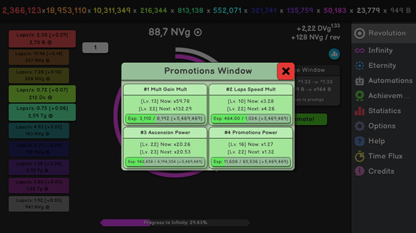 Revolution Idle gameplay screenshot