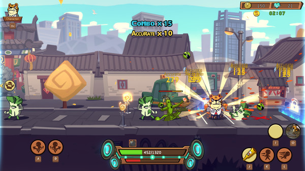 Rhythm Fighter gameplay screenshot