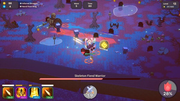 Rhythm Witch: Beat Death gameplay screenshot