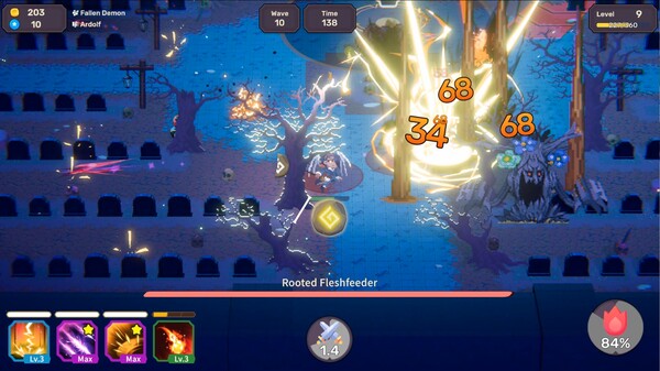Rhythm Witch: Beat Death gameplay screenshot