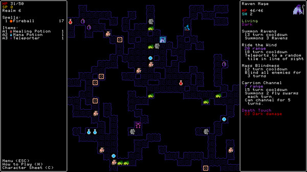 Rift Wizard gameplay screenshot