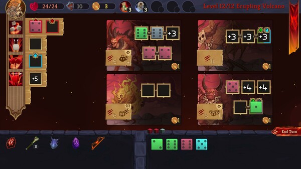 Right and Down and Dice gameplay screenshot