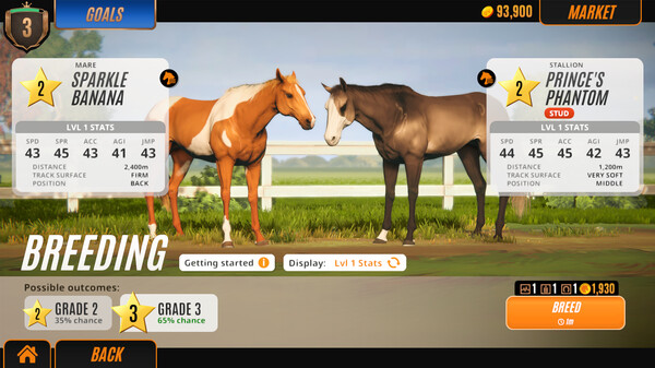 Rival Stars Horse Racing: Desktop Edition gameplay screenshot