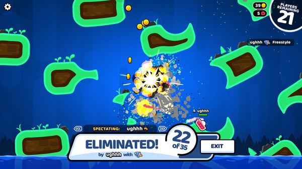 Rocket Bot Royale gameplay screenshot