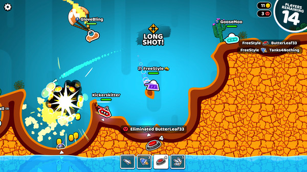 Rocket Bot Royale gameplay screenshot