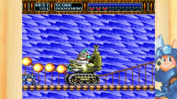 Rocket Knight Adventures: Re-Sparked Collection gameplay screenshot