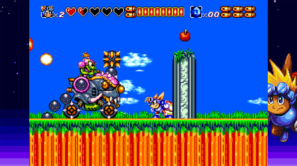 Rocket Knight Adventures: Re-Sparked Collection gameplay screenshot