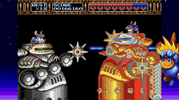 Rocket Knight Adventures: Re-Sparked Collection gameplay screenshot