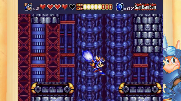 Rocket Knight Adventures: Re-Sparked Collection gameplay screenshot