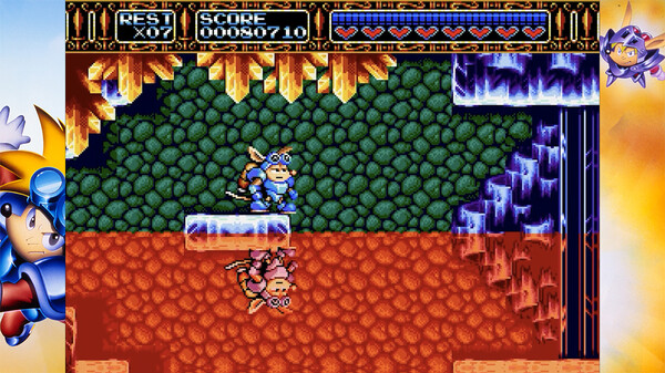 Rocket Knight Adventures: Re-Sparked Collection gameplay screenshot
