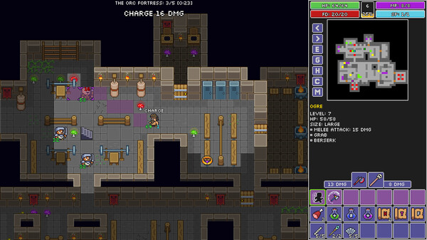Rogue Fable IV gameplay screenshot