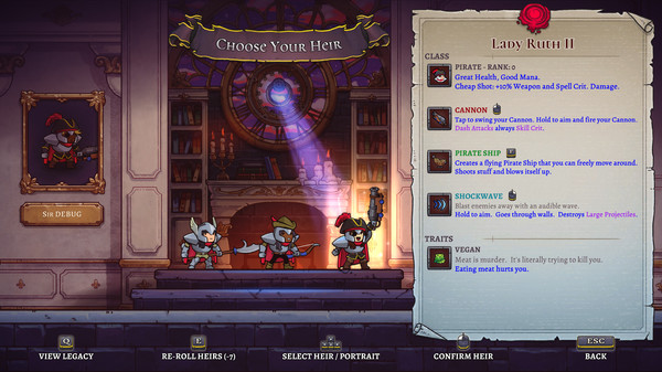 Rogue Legacy 2 gameplay screenshot