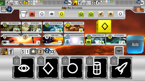 Roll for the Galaxy gameplay screenshot