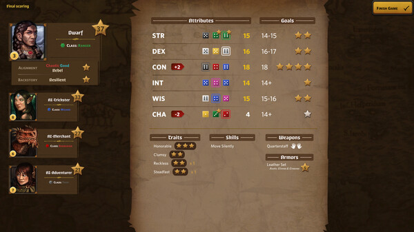 Roll Player - The Board Game gameplay screenshot