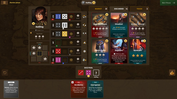 Roll Player - The Board Game gameplay screenshot