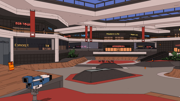 Rollerdrome gameplay screenshot