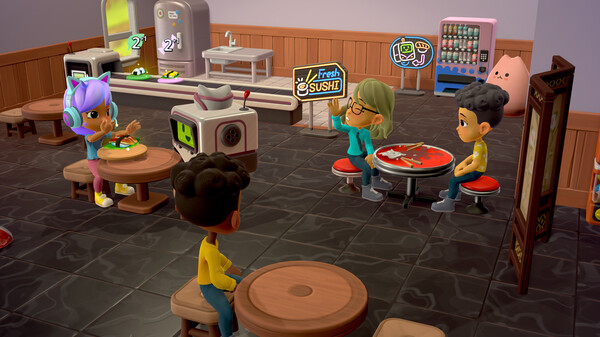 Rolling Hills: Make Sushi, Make Friends gameplay screenshot