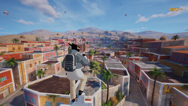 Rooftops & Alleys: The Parkour Game gameplay screenshot