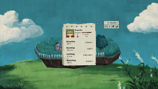 Ropuka's Idle Island gameplay screenshot