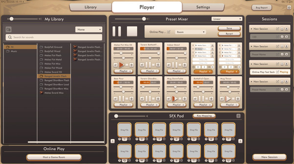 RPG Sounds gameplay screenshot