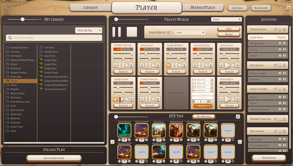 RPG Sounds gameplay screenshot