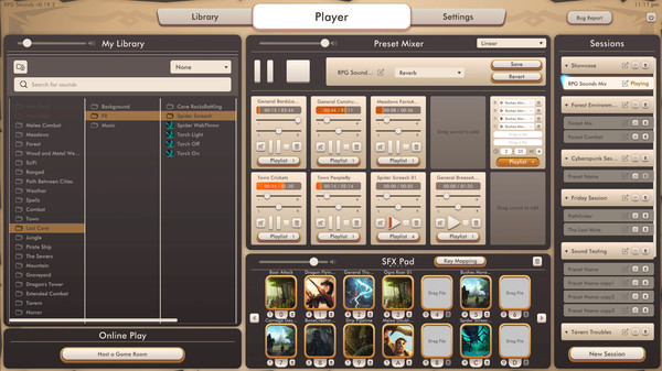 RPG Sounds gameplay screenshot