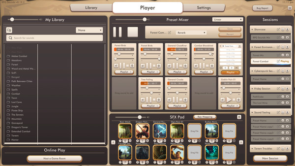 RPG Sounds gameplay screenshot