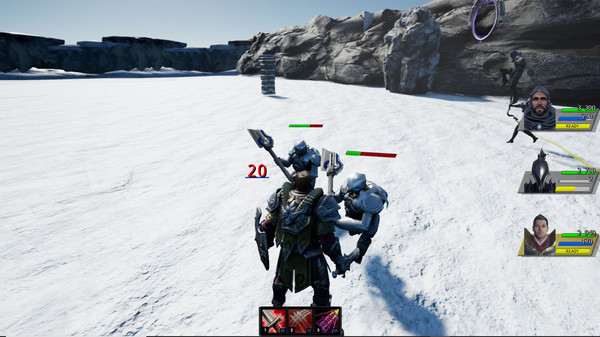 RPG: Squad battle gameplay screenshot
