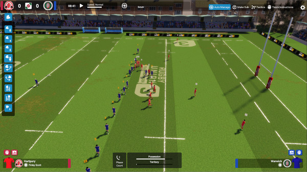 Rugby Union Team Manager 3 gameplay screenshot