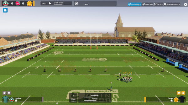 Rugby Union Team Manager 3 gameplay screenshot