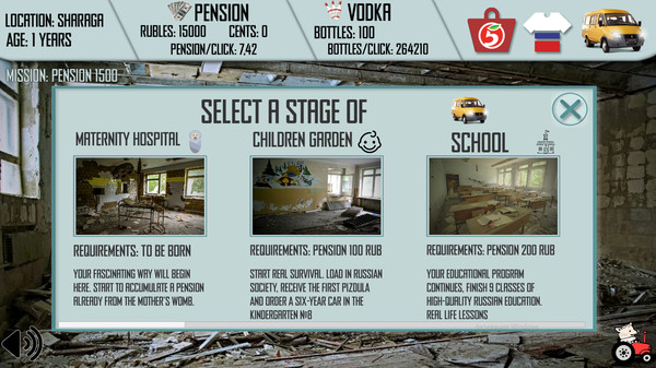 Russian Life Simulator gameplay screenshot